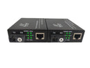 Gigabit Fiber to Ethernet Media Converter, Optical Fiber 1000Base-LX to 10/100/1000Base-Tx Copper RJ45 Ethernet Converter, Single Fiber Bidi