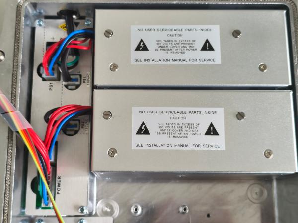 dual battery of outer shell of Outdoor EDFA  8 Output ports and WDM 
