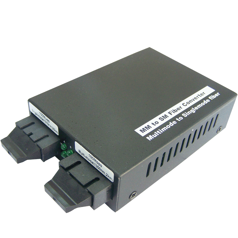 10/100/1000M Multirate Single mode to Multimode Fiber Mode converter
