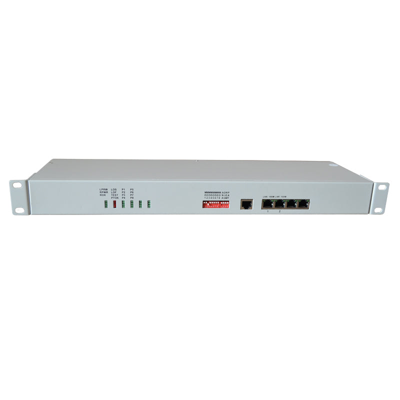 8 voice FXS/FXO phone over E1 converter with ethernet data