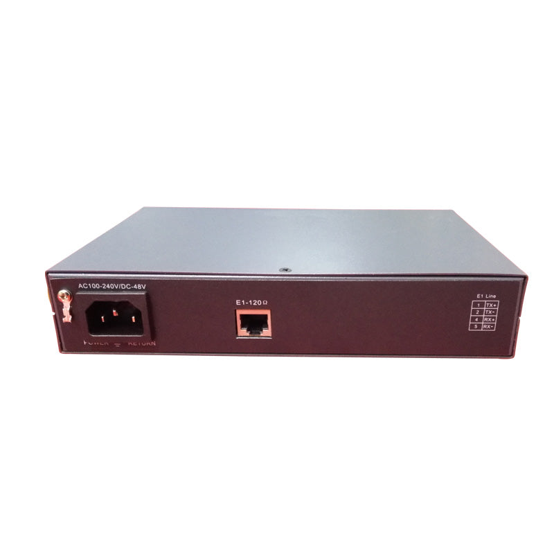 E1 over Fast Ethernet TDMoIP Converter