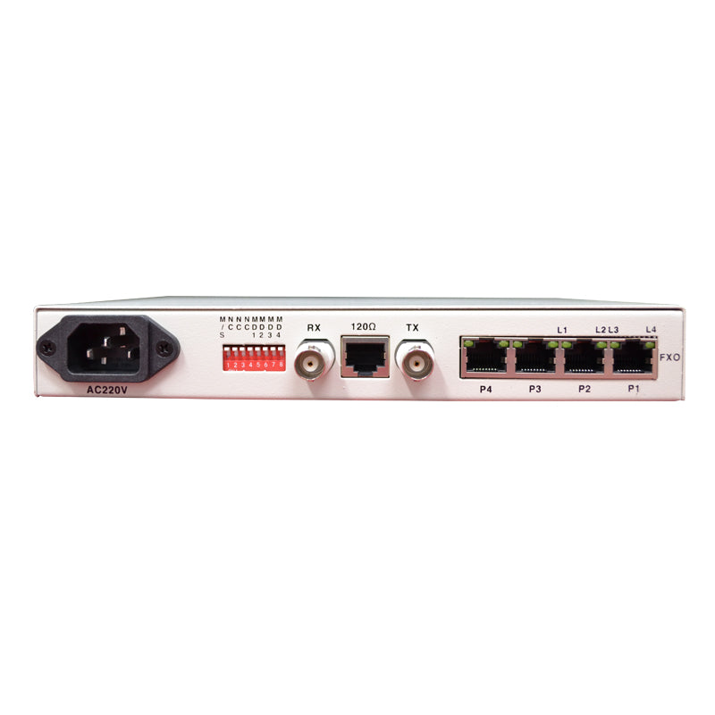4Channel Voice FXS/FXO Over E1 Multiplexer