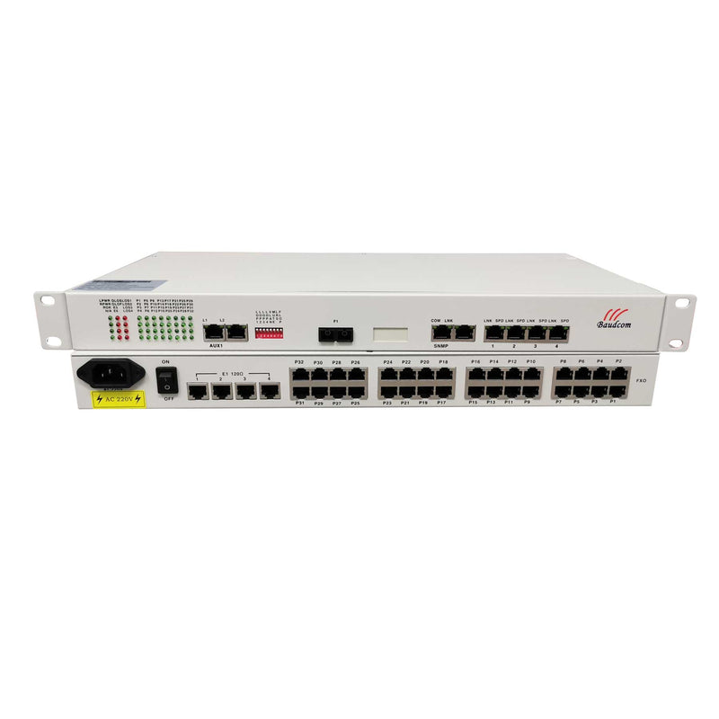 32Voice(FXO/S) over Fiber Multiplexer