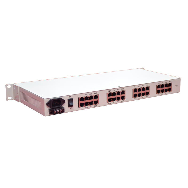 30 Voice (POTS/FXS/FXO) over E1 Converter | 30*voice MUX