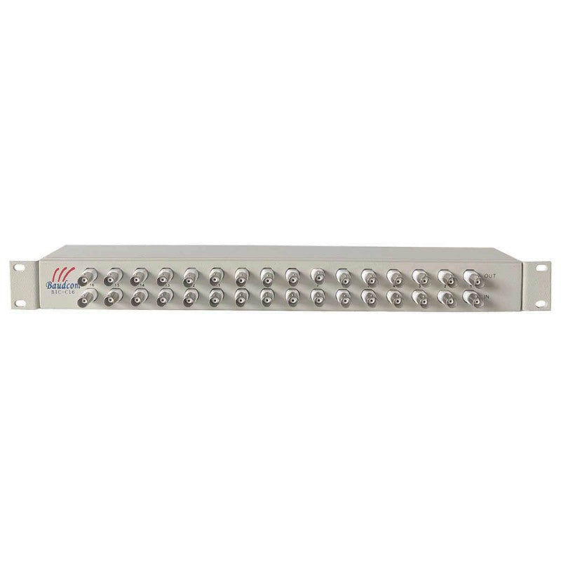 75 ohm coax to 120 ohm RJ45 G703 16 E1 Balun panel